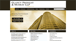 Desktop Screenshot of glancylaw.com